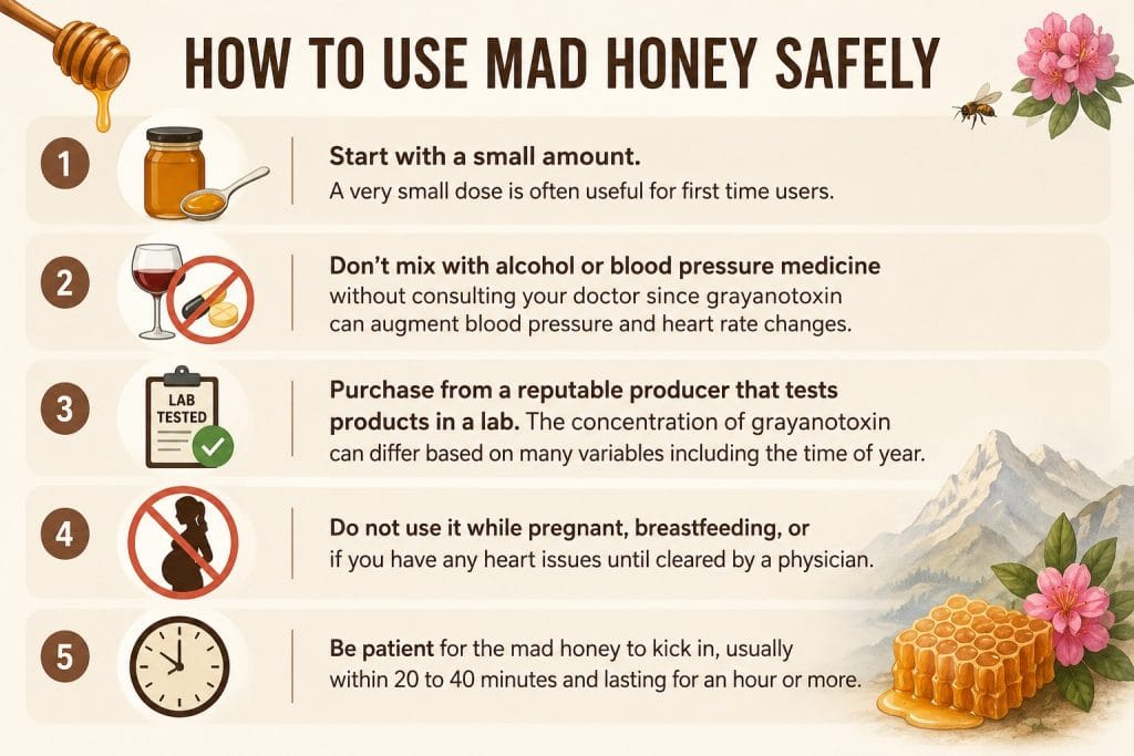 how to use mad honey